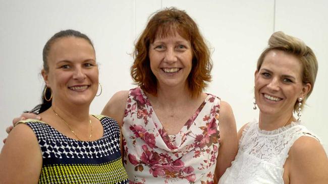 Cheryl Walton, Christine King and Kristy Gear at the Womens Network lunch. Picture: Jann Houley