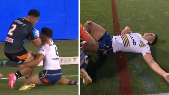 That's the last thing the Eels needed. Photo: Fox Sports