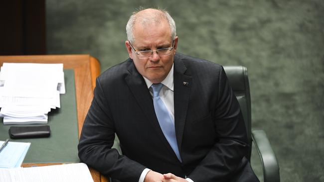 Prime Minister Scott Morrison has performed well during the coronavirus crisis. Picture: AAP Image/Lukas Coch