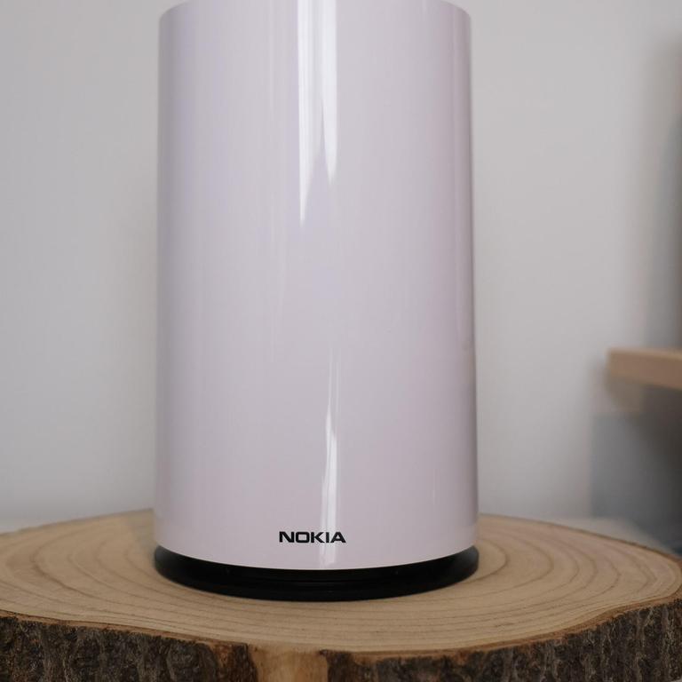 The specially designed Nokia modem used to connect to the Optus 5G network in Patrick Cheah’s home.