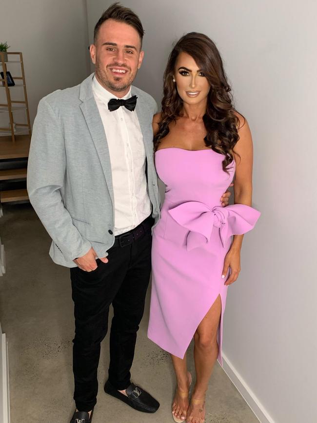 Josh Reynolds and Arabella Del Busso. Picture: Supplied