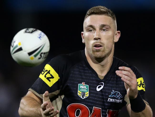 Panther's Bryce Cartwright during the round 6 NRL game between the Penrith Panthers and the North Queensland Cowboys at Pepper Stadium,Penrith.Picture Gregg Porteous