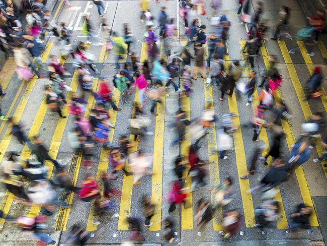 Busy Street in Asia. Stock photo to show dense population in Asia. Thinkstock