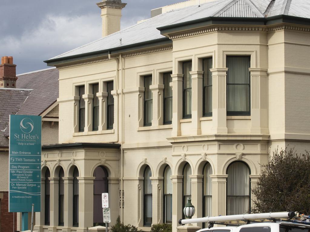 St Helen's Private Hospital, Hobart. Picture: Chris Kidd