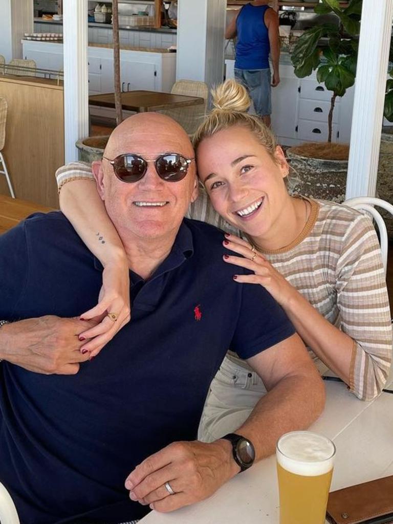 With her dad, Bobby. Picture: Instagram