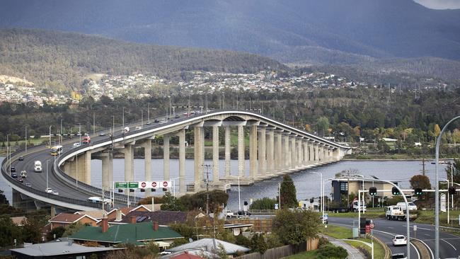 Tasman Bridge, Hobart. Picture Chris Kidd