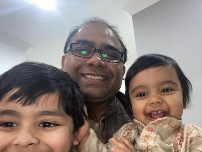 Arikh Hasan, three, pictured with his father Newaz Arikh Hasan, 3 years old, died after being left in a car on Railway Parade Glenfield, in Sydney. Picture facebook