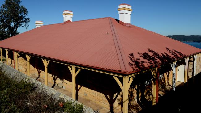 One of the lighthouse cottages at Barrenjoey.