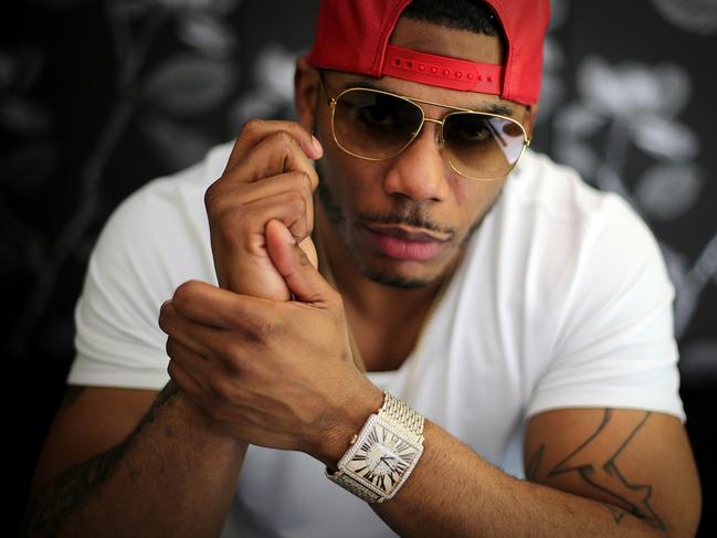 American hip hop rapper Nelly ahead of his February tour. Picture: Adam Taylor