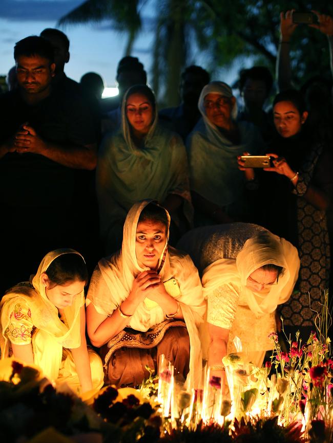 A strong presence from the Punjabi community was felt. Pics: Jack Tran