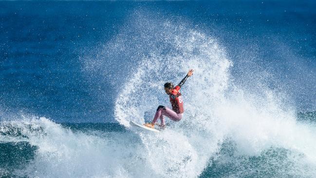 Sally Fitzgibbons at the Margaret River Pro. Pic: Matt Dunbar/WSL