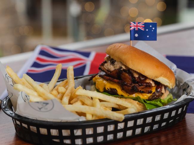 The Angus beef burger. Picture: Supplied