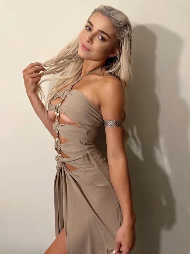 Olivia Dunne dresses as Khaleesi from “Game of Thrones” for Halloween 2023. Photo: Instagram/Olivia Dunne.