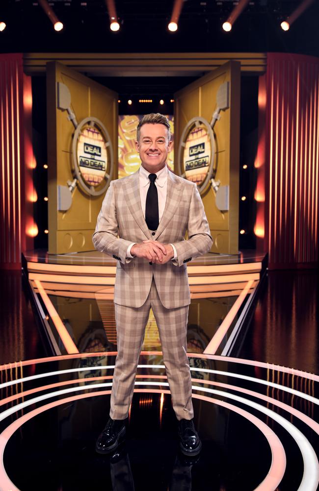 He’s the new host of the revamped game show. Picture: Channel 10