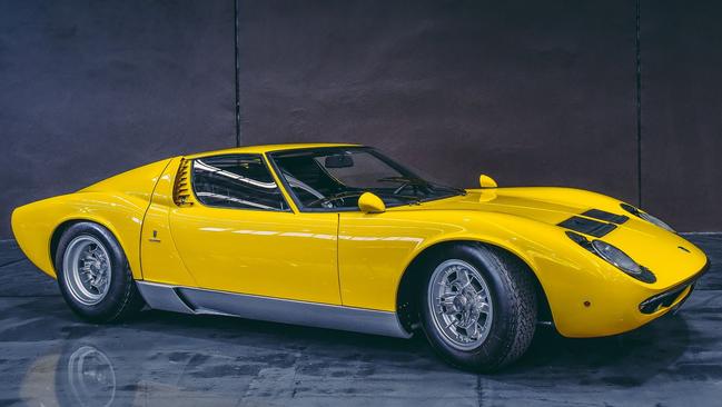 A Lamborghini Miura is expected to fetch the highest price at the auction. Pic: Supplied.