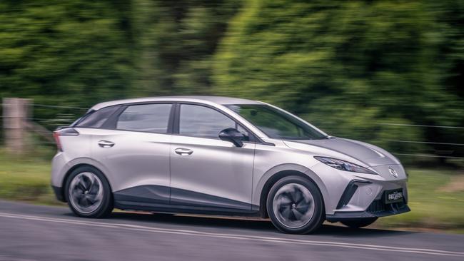 2023 News Corp Australia Car of the Year finalist, MG4 Electric. Photo: Thomas Wielecki