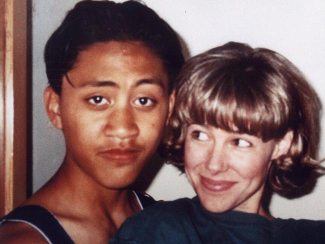 Vili Fualaau with lover and teacher Mary Kay LeTourneau. Picture: Supplied