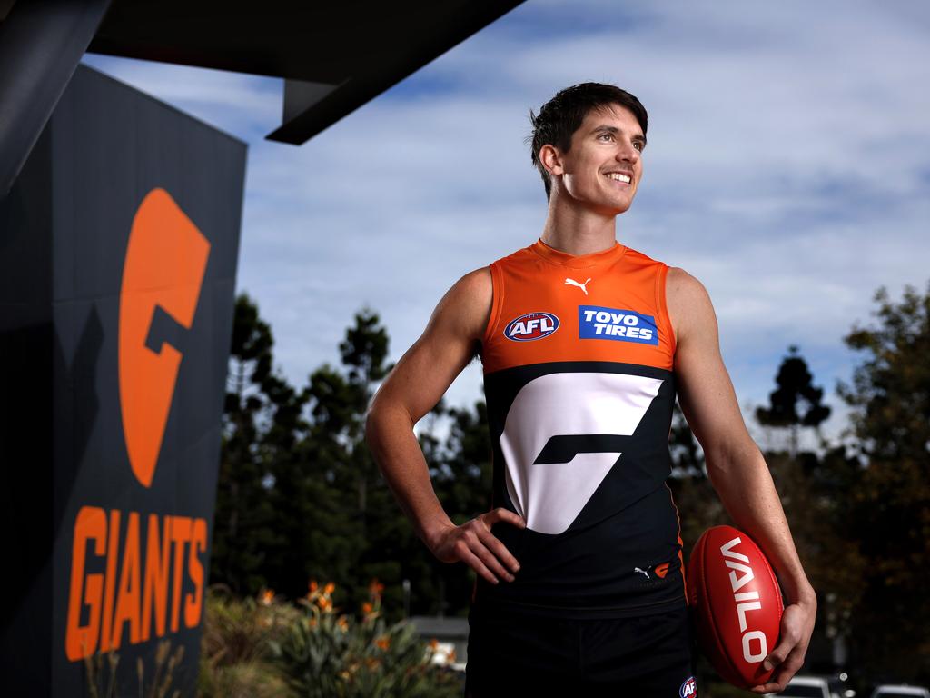 Sam Taylor has signed a seven-year contract extension at the Giants through to the end of 2032. Picture: Phil Hillyard