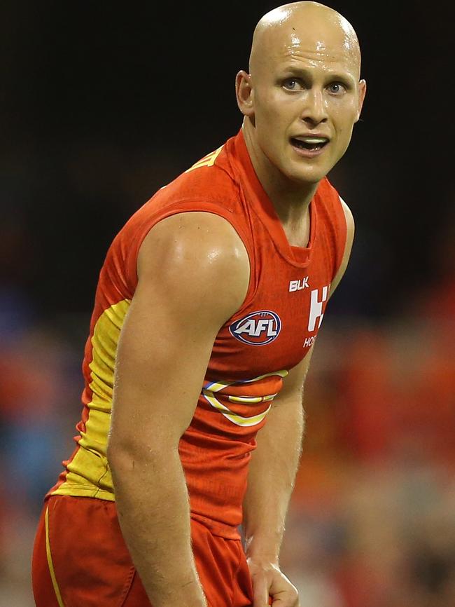 Gary Ablett has given up the Suns captaincy to Tom Lynch and Steven May.