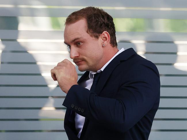 Will Warren outside Brisbane Supreme Court on Tuesday. Picture: Liam Kidston