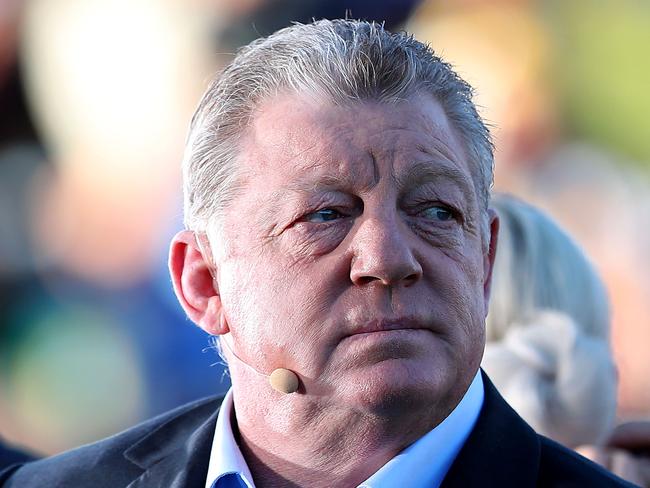 NEWCASTLE, AUSTRALIA - APRIL 28: Commentator Phil Gould during the round 7 NRL match between the Newcastle Knights and Parramatta Eels at McDonald Jones Stadium on April 28, 2019 in Newcastle, Australia. (Photo by Tony Feder/Getty Images)