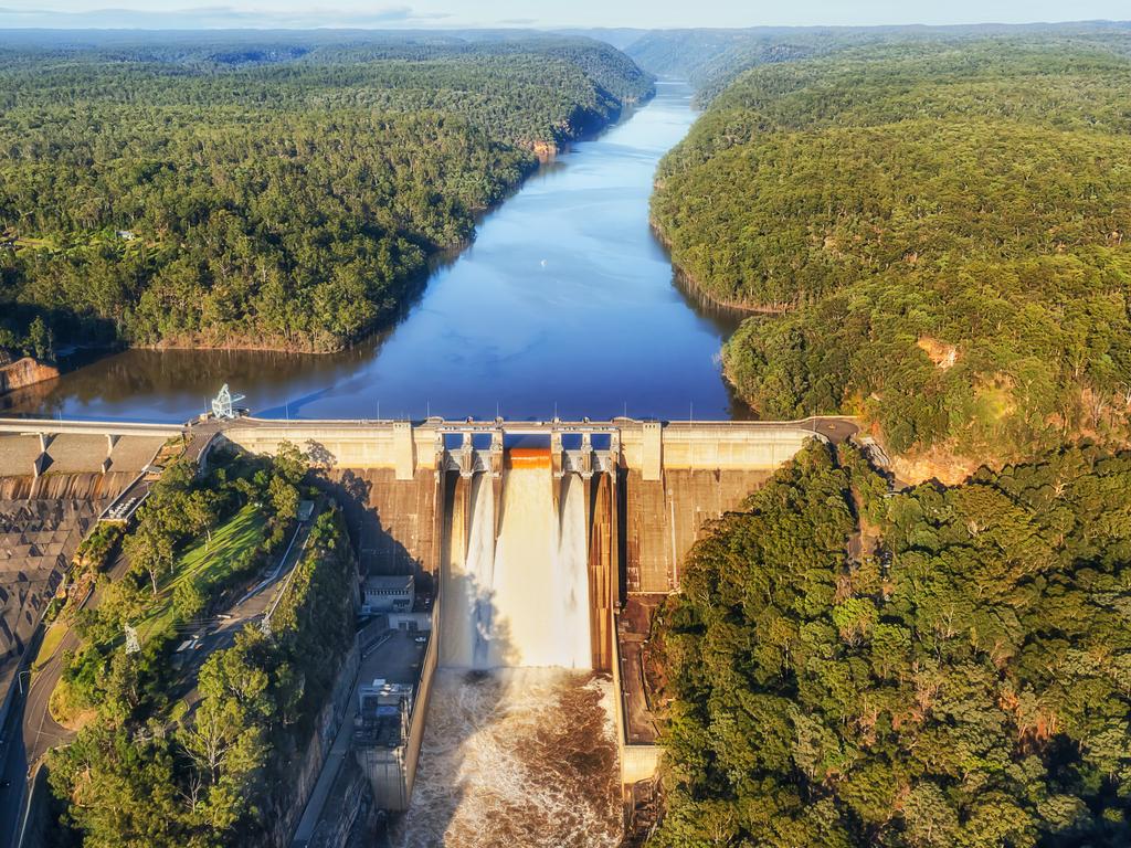 Warragamba Dam is located at the base of the Blue Mountains. Picture: Taras Vyshnya/supplied/copyright