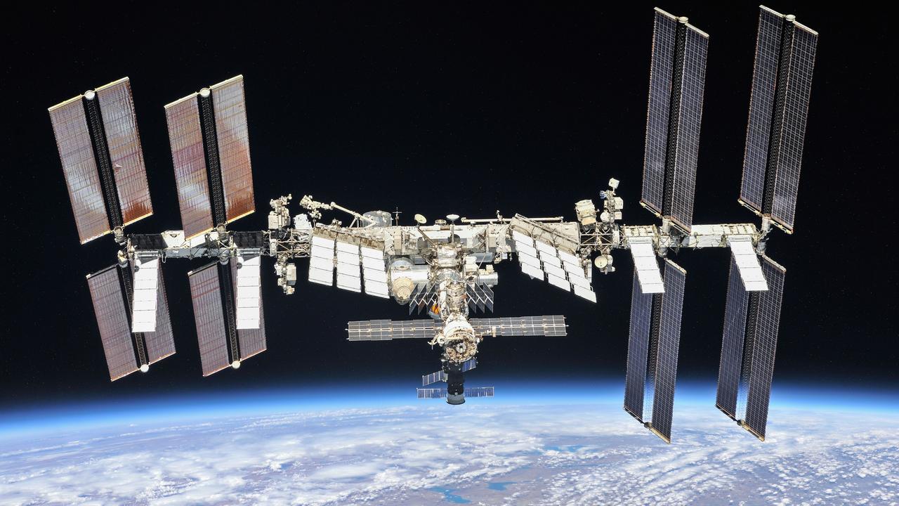 Breaking News Breaking News The International Space Station (ISS). Last week, the seven people  aboard had to prepare for emergency evacuation following the deliberate  destruction, by Russia, of one of its own satellites. CREDIT: NASA