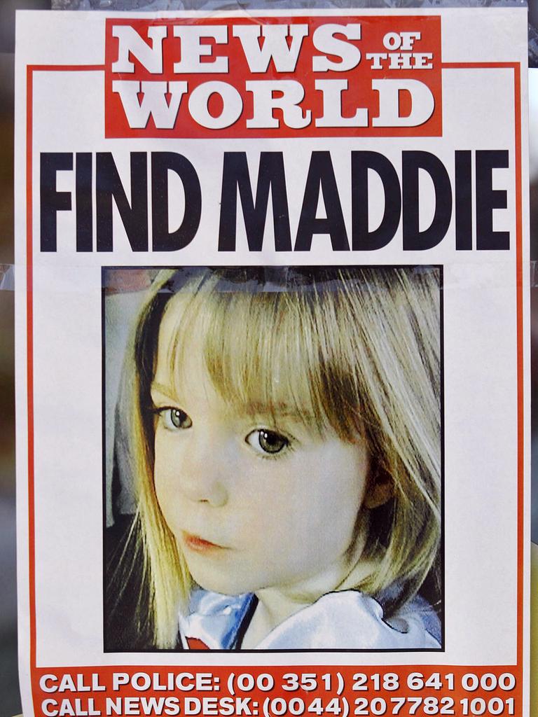 The hunt for Maddie has cost an estimated $23 million to date. Picture: AFP PHOTO / MELANIE MAPS