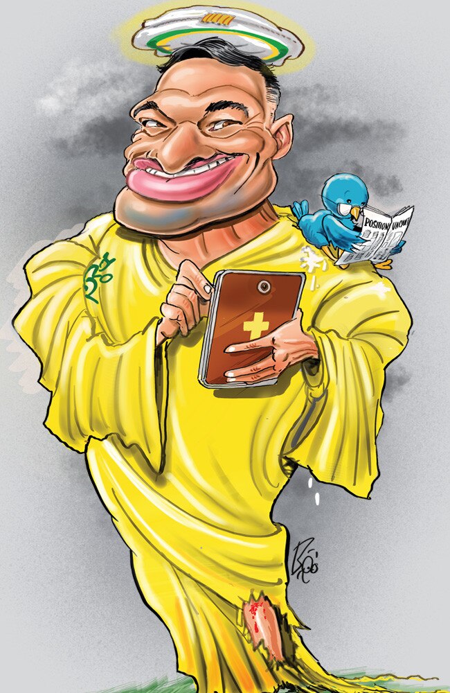 Israel Folau shouldn’t be welcomed back to the NRL, believes Paul Kent. Art: Boo Bailey