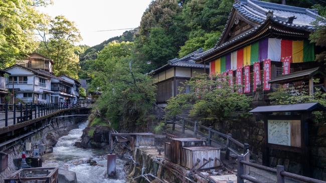 The onsen town of Yunomine on the Kumano Kodo. Picture: Getty Images