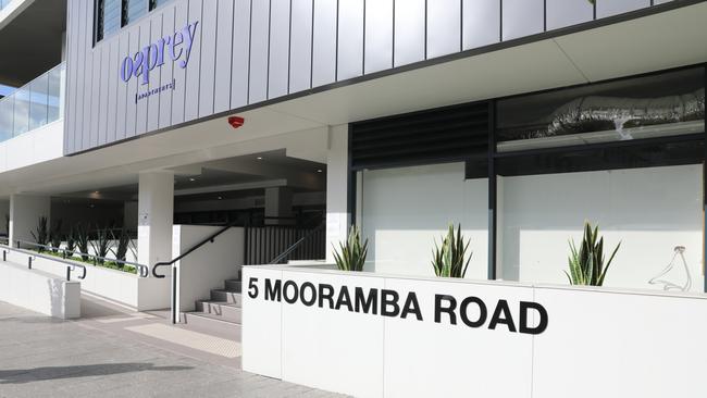 The outside of the new Dee Why Respiratory Clinic which shares an entrance with residents of the Osprey Apartments in Mooramba Rd. Picture: Supplied.