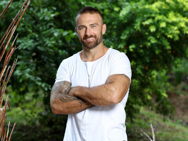 Steve Willis on the set of Australian Survivor.