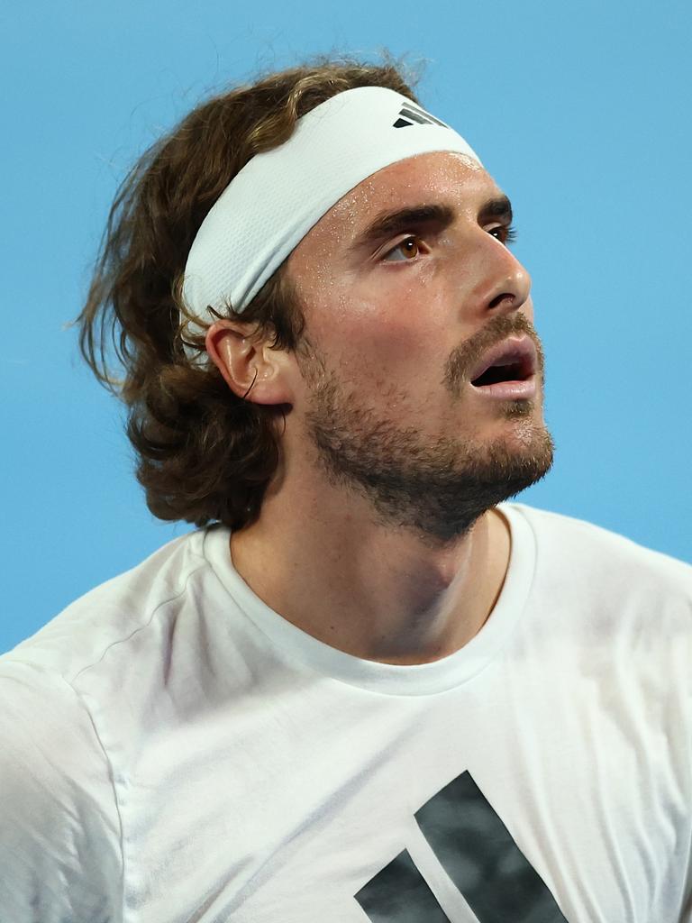 Tsitsipas just can’t escape Nick. (Photo by Graham Denholm/Getty Images)