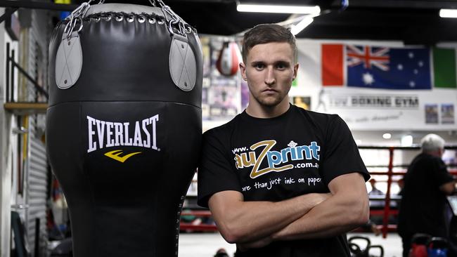 No Limit-Press Conference with boxer Dylan Biggs.Picture: No Limit/Gregg Porteous