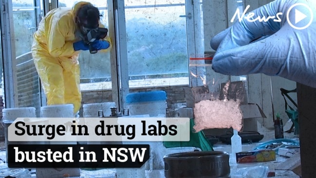 Surge in drug labs busted in NSW