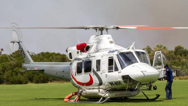 Sydney Helicopters had to move its operations to make way for the planned Sydney Metro line to Parramatta. Picture: Supplied