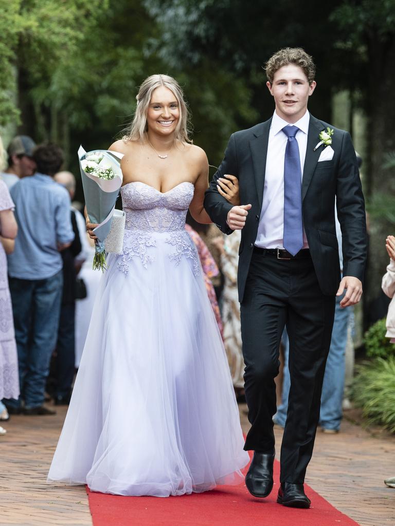 Daisy Till and Richard Dean at Fairholme College formal, Wednesday, March 29, 2023. Picture: Kevin Farmer