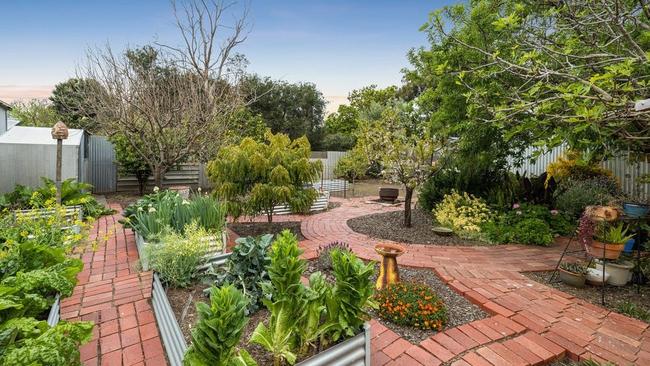 The veggie garden.