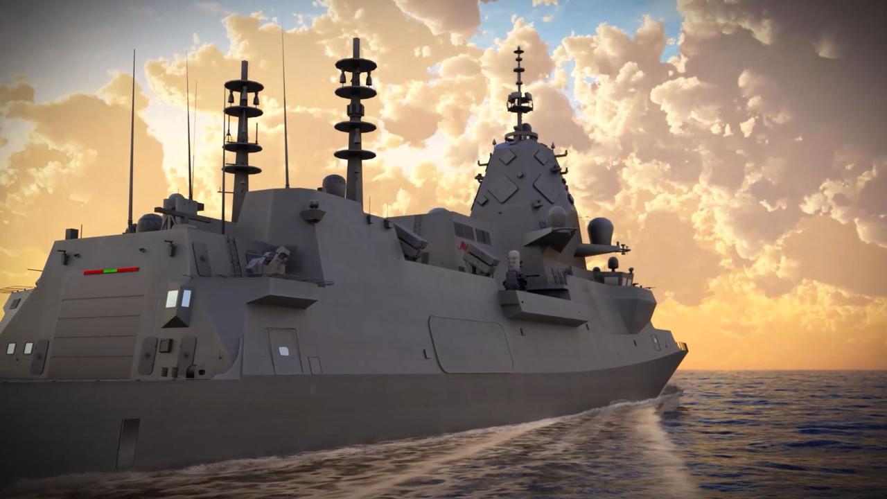 Evolved Hunter Class design for guided missile frigate. Picture: BAE Systems Australia