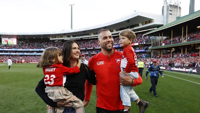 A day to remember for the Franklin family. Picture: Jonathan Ng