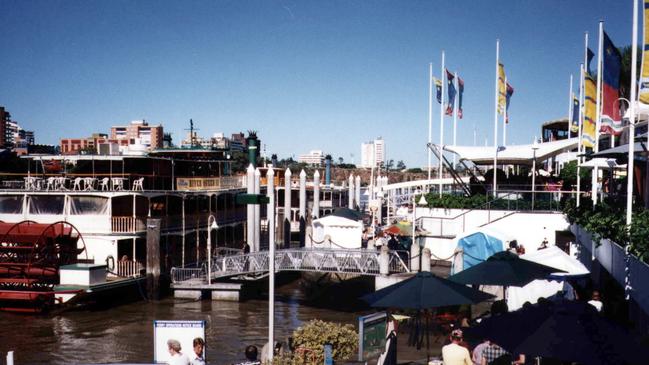 August 2008: Eagle Street Pier Markets. Picture: Supplied
