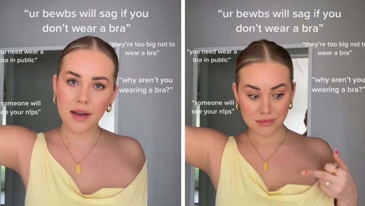 TikTok user Casee Brim says she has trained her F-cup boobs to be perkier