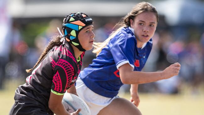 The Sevens match between NSW Maori and Samoa and MVP Waiaria Ellis.