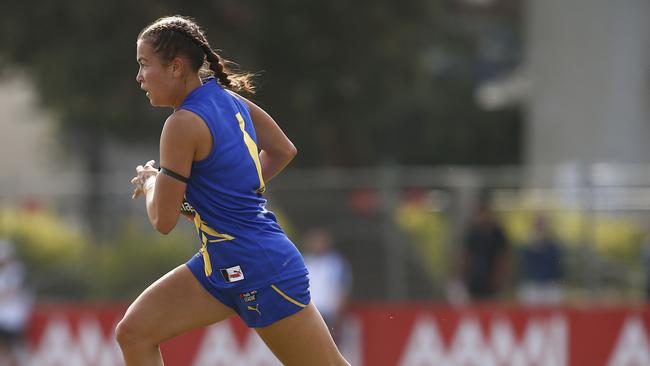 Charlotte Baskaran returned for the Jets at the weekend. Photo: AFL Photos.