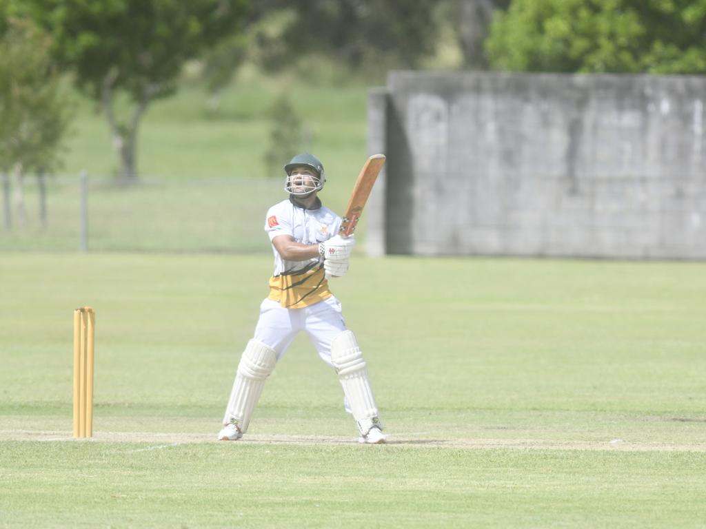 Action in LCCA first grade between Harwood and Yamba at Barry Watts Oval.