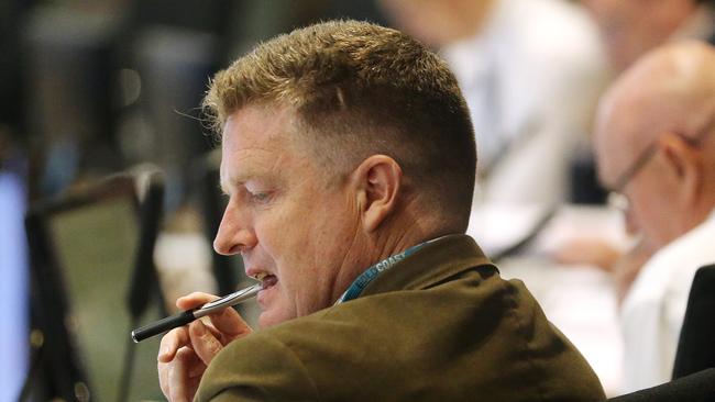 Councillor William Owen-Jones during a meeting. Picture: Richard Gosling