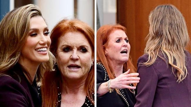 Delta Goodrem seen with Sarah Ferguson.