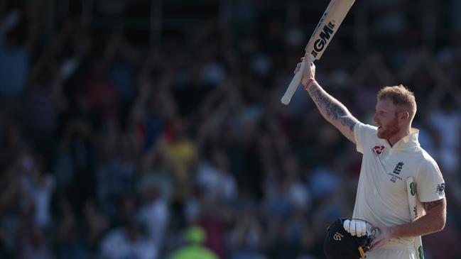 Declining to celebrate his personal milestones, Stokes acknowledge the crowd once the job was done.