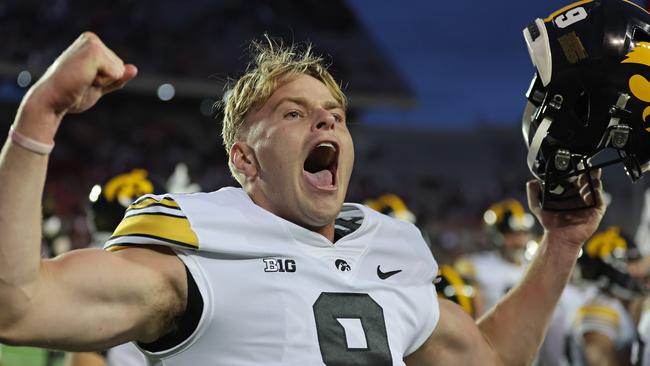 Tory Taylor rewrote the record books in his time at Iowa. (Photo by Stacy Revere/Getty Images)