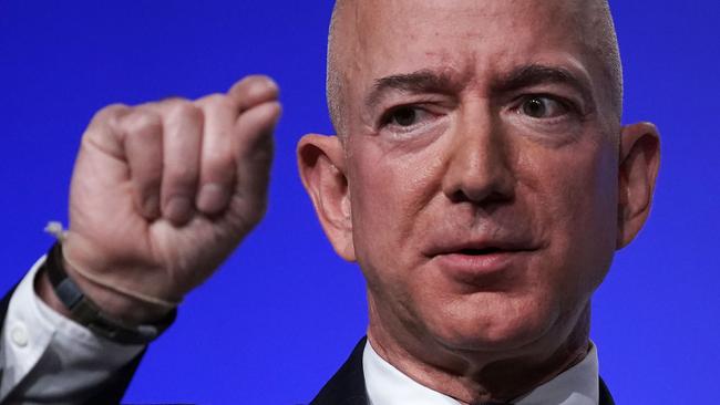 Former Amazon CEO Jeff Bezos, owner of The Washington Post. Picture: Getty Images / AFP